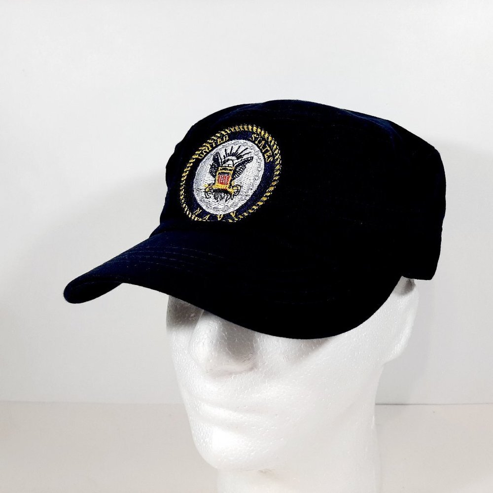 United States Navy Hat Cap Relaxed Strapback Navy